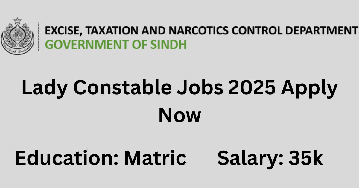 Apply for Excise Taxation & Narcotics Control Department Jobs.